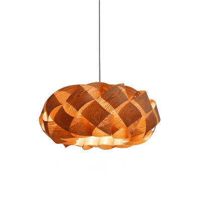 LED Wood Chandelier Nordic Simple Wooden Unique Decor Lamp