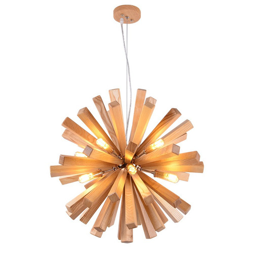 Nordic Dandelion Wooden Pendant Lights Art Creative Pendant Lamp