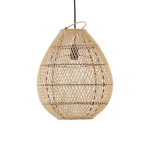 Rattan Retro Pendant Lights Hand-woven Hanging Basket Lamps