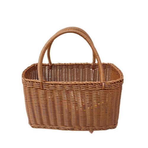 Woven Picnic Basket Large Shipping Bag Gifts Baskets Storage Basket with Handle