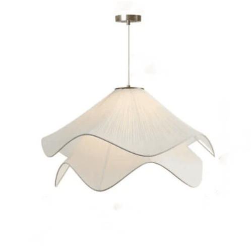 Lia Pendant Light Nordic Minimalist Cream Style Led Fabric Lights
