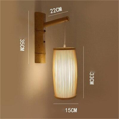 This picture shows a wall light in size 15cm