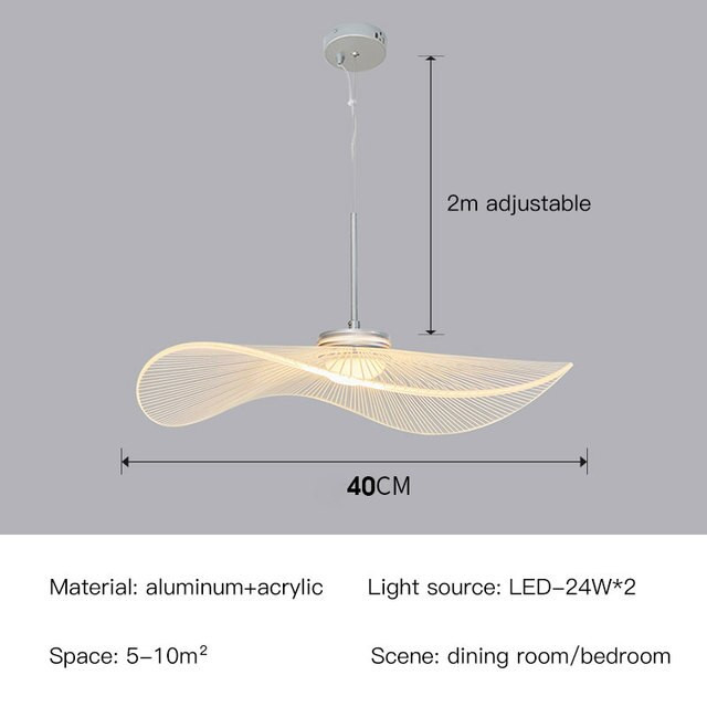 Modern Simple LED Chandelier Ceiling Pendant Lamp Design Suspension Light