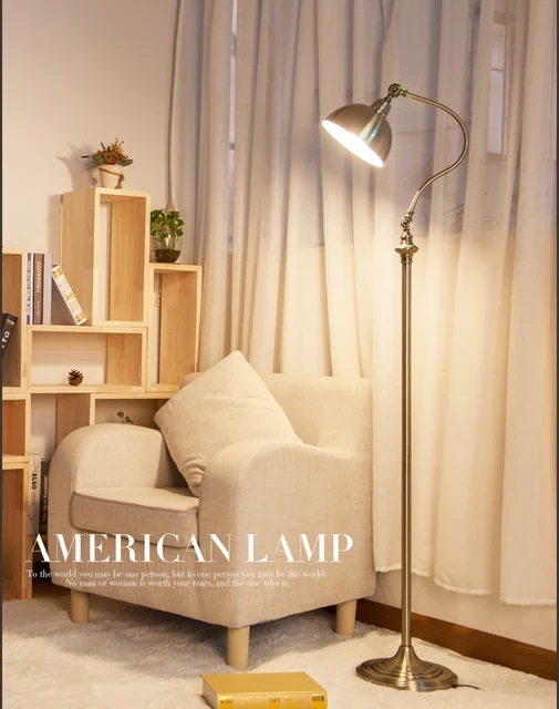American Retro Floor Lamp Iron Art Decoration Creative Floor Lamp