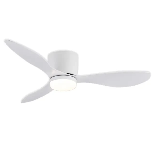 Ceiling Fan with LED Light DC motor 52 inch Large Air Volume Remote Control Light