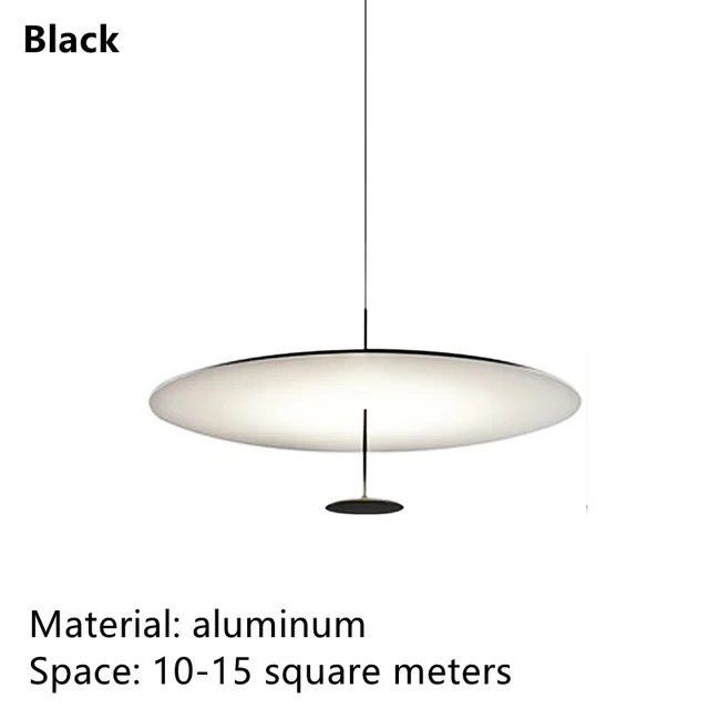 Minimalist Pendant Lights Gold Black Suspension Luminaire Hanging Lamp