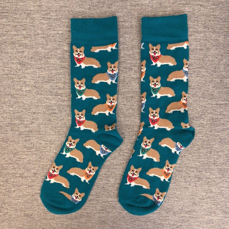 corgi socks for dog lovers