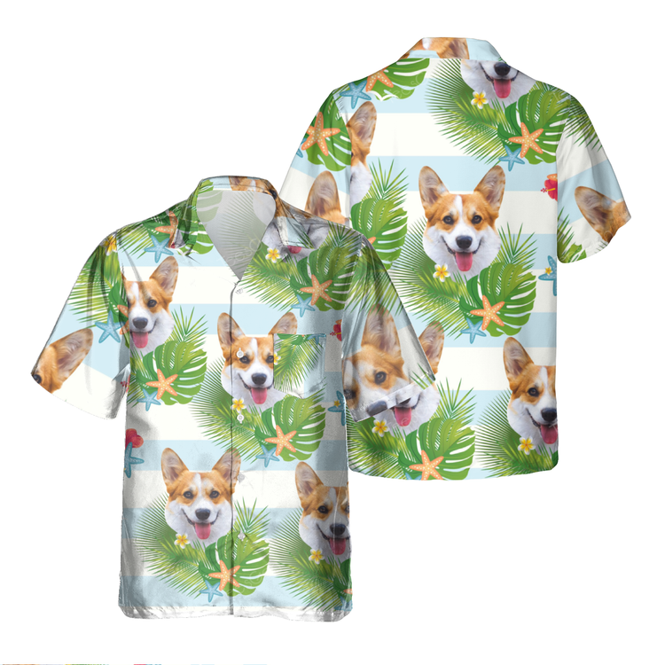 custom dog hawaiian shirt