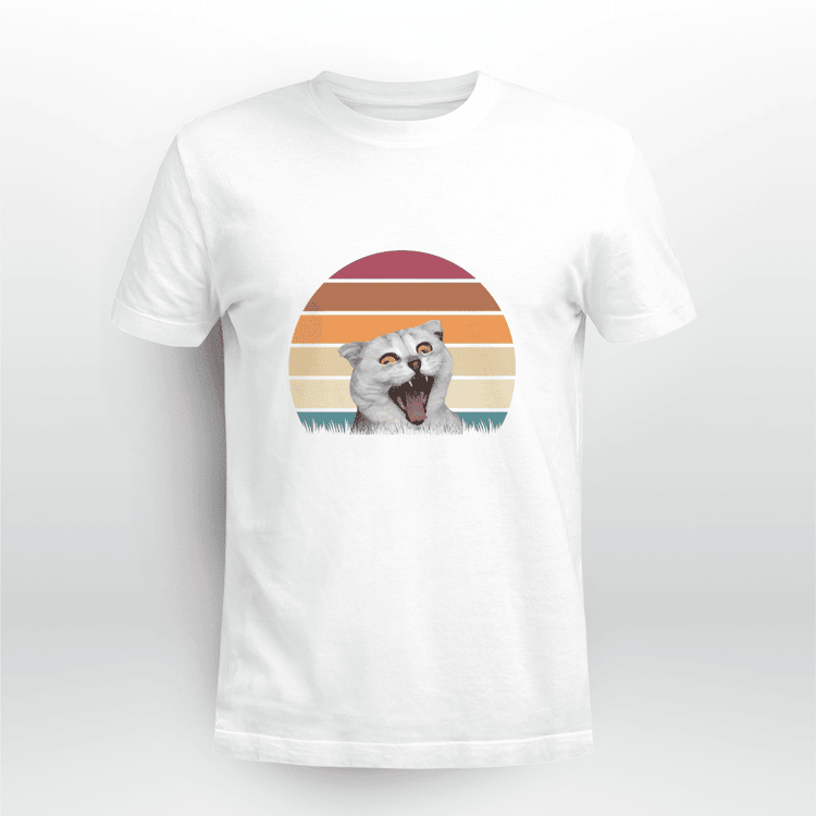 Funny Cute Cat t shirt Trendy Cat T-shirt