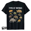 Different Types of Turtle/Tortoises T-Shirts