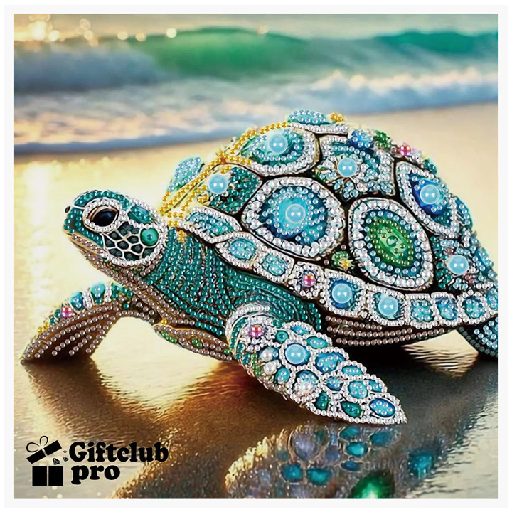 Turtle Special Shape Diamond Art Wall Decoration