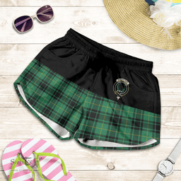Scottish MacArthur Ancient Short Women's - Crest Special Style Scottish Plaid Tartan Plaid