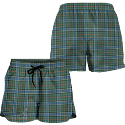 Scottish Ogilvie Hunting Modern Clan Tartan Short Women's - Classic Scottish Plaid Tartan Plaid