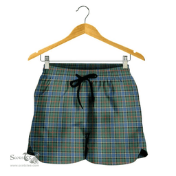 Scottish Ogilvie Hunting Modern Clan Tartan Short Women's - Classic Scottish Plaid Tartan Plaid