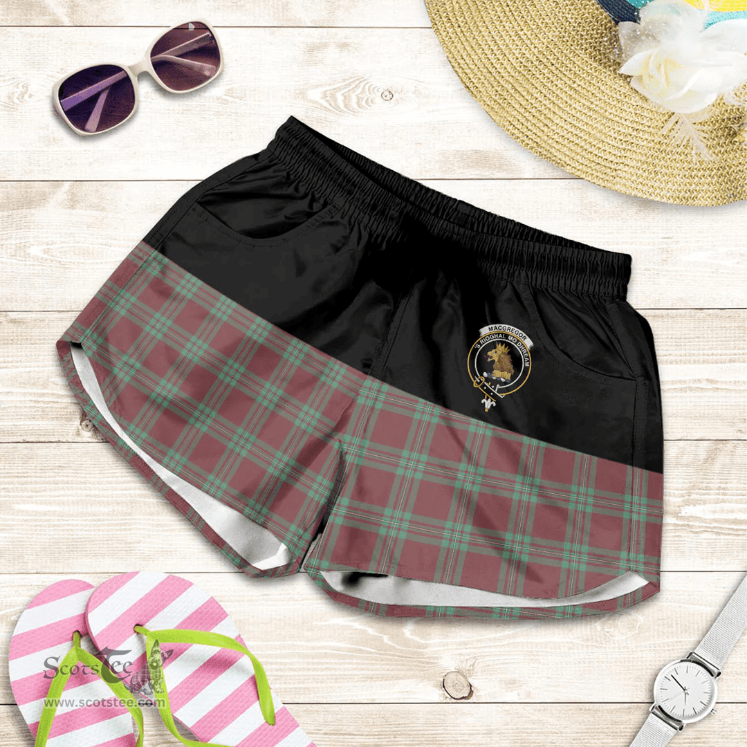 Scottish MacGregor Hunting Ancient Short Women's - Crest Special Style Scottish Plaid Tartan Plaid