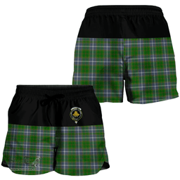 Scottish Pringle Clan Tartan Crest Women Short - Special Version A7 Scottish Plaid Tartan Plaid