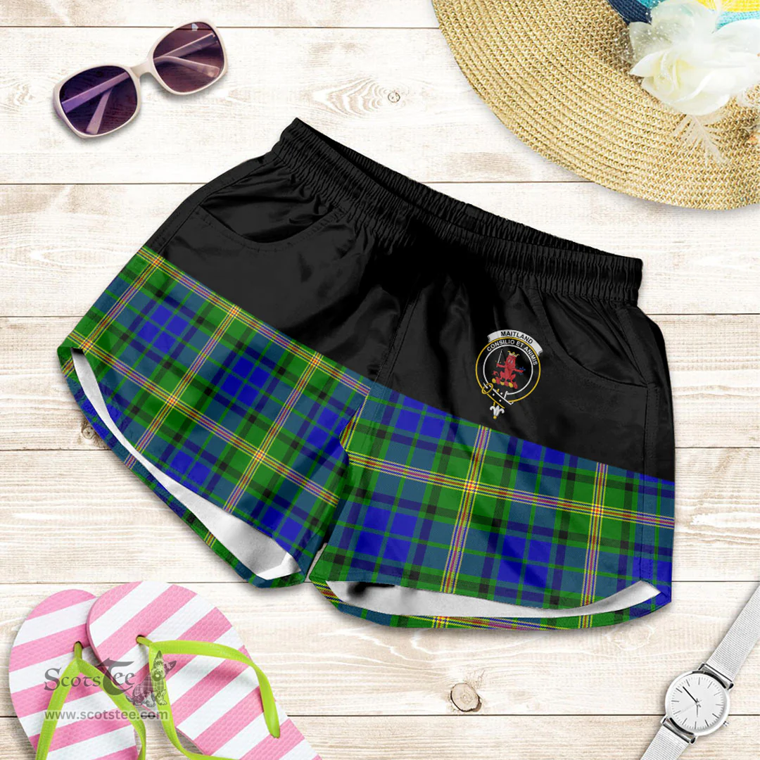 Scottish Maitland Short Women's - Crest Special Style Scottish Plaid Tartan Plaid