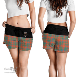 Scottish MacKintosh Ancient Clan Tartan Crest Women Short - Special Version A7 Scottish Plaid Tartan Plaid
