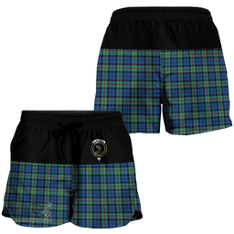 Scottish Baird Ancient Clan Tartan Crest Women Short - Special Version A7 Scottish Plaid Tartan Plaid