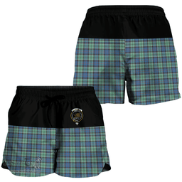 Scottish Leslie Hunting Ancient Clan Tartan Crest Women Short - Special Version A7 Scottish Plaid Tartan Plaid