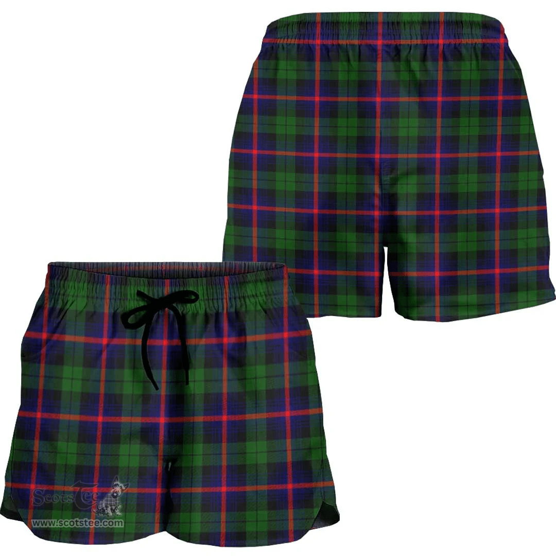 Scottish Urquhart Modern Clan Tartan Short Women's - Classic Scottish Plaid Tartan Plaid