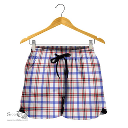 Scottish Boswell Modern Clan Tartan Short Women's - Classic Scottish Plaid Tartan Plaid