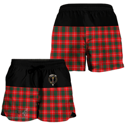 Scottish Chisholm Modern Clan Tartan Crest Women Short - Special Version A7 Scottish Plaid Tartan Plaid