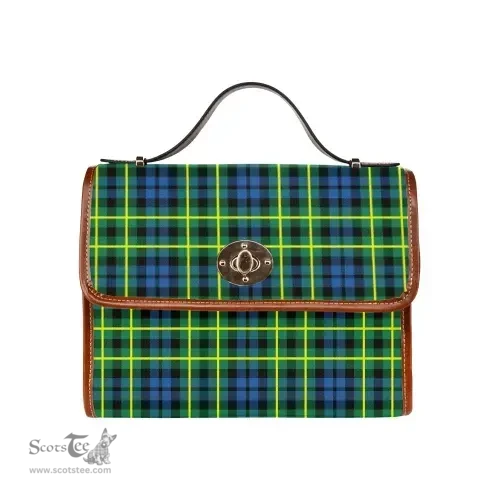 Scottish Canvas Bag Campbell of Breadalbane Ancient Clan Tartan Waterproof Canvas Bag - Classic Scottish Plaid Tartan Plaid