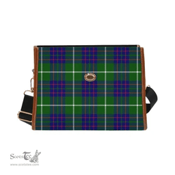 Scottish Canvas Bag MacIntyre Hunting Modern Clan Tartan Waterproof Canvas Bag - Classic Scottish Plaid Tartan Plaid