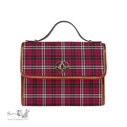 Scottish Canvas Bag Little Clan Tartan Waterproof Canvas Bag - Classic Scottish Plaid Tartan Plaid