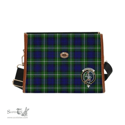 Scottish Canvas Bag Bannerman Clan Clan Tartan Waterproof Canvas Bag - Crest Classic Scottish Plaid Tartan Plaid