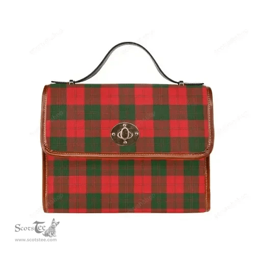 Scottish Canvas Bag Erskine Modern Clan Tartan Waterproof Canvas Bag - Classic Scottish Plaid Tartan Plaid