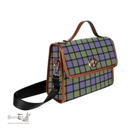 Scottish Canvas Bag MacDonald Ancient Clan Tartan Waterproof Canvas Bag - Classic Scottish Plaid Tartan Plaid