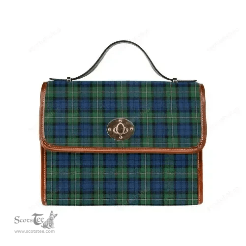 Scottish Canvas Bag Forbes Ancient Clan Tartan Waterproof Canvas Bag - Classic Scottish Plaid Tartan Plaid