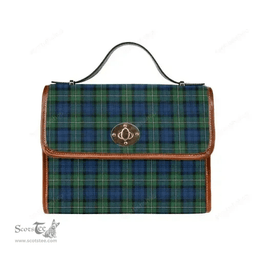 Scottish Canvas Bag Forbes Ancient Clan Tartan Waterproof Canvas Bag - Classic Scottish Plaid Tartan Plaid