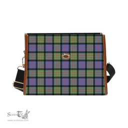 Scottish Canvas Bag MacDonald Ancient Clan Tartan Waterproof Canvas Bag - Classic Scottish Plaid Tartan Plaid