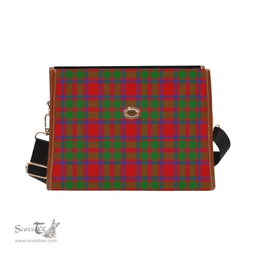 Scottish Canvas Bag MacKintosh Modern Clan Tartan Waterproof Canvas Bag - Classic Scottish Plaid Tartan Plaid