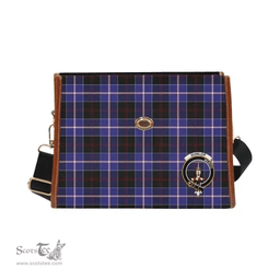 Scottish Canvas Bag Dunlop Clan Clan Tartan Waterproof Canvas Bag - Crest Classic Scottish Plaid Tartan Plaid