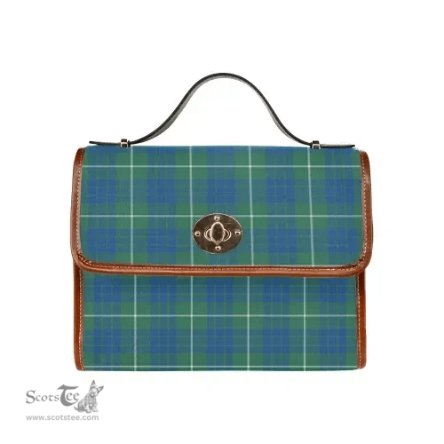 Scottish Canvas Bag Hamilton Hunting Ancient Clan Tartan Waterproof Canvas Bag - Classic Scottish Plaid Tartan Plaid