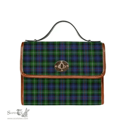 Scottish Canvas Bag MacKenzie Modern Clan Tartan Waterproof Canvas Bag - Classic Scottish Plaid Tartan Plaid