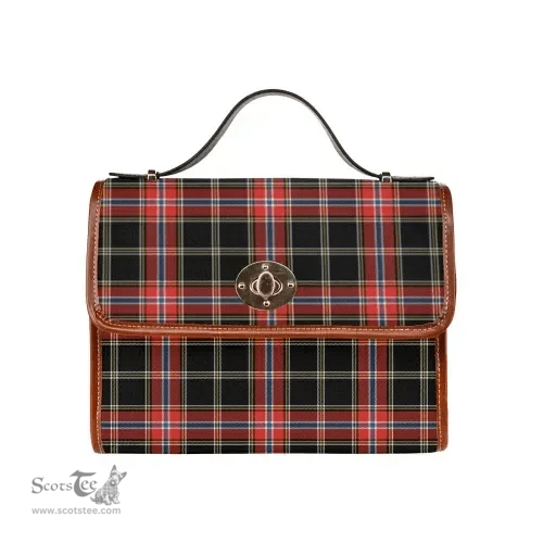Scottish Canvas Bag Norwegian Night Clan Tartan Waterproof Canvas Bag - Classic Scottish Plaid Tartan Plaid