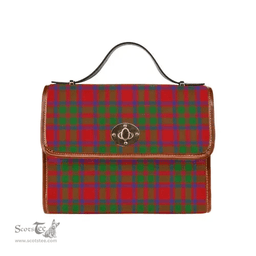 Scottish Canvas Bag MacKintosh Modern Clan Tartan Waterproof Canvas Bag - Classic Scottish Plaid Tartan Plaid