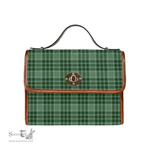Scottish Canvas Bag MacDonald Lord of the Isles Hunting Clan Tartan Waterproof Canvas Bag - Classic Scottish Plaid Tartan Plaid