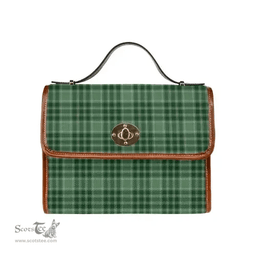 Scottish Canvas Bag MacDonald Lord of the Isles Hunting Clan Tartan Waterproof Canvas Bag - Classic Scottish Plaid Tartan Plaid