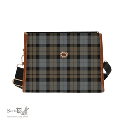 Scottish Canvas Bag MacKay Weathered Clan Tartan Waterproof Canvas Bag - Classic Scottish Plaid Tartan Plaid