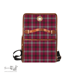 Scottish Canvas Bag Little Clan Tartan Waterproof Canvas Bag - Classic Scottish Plaid Tartan Plaid