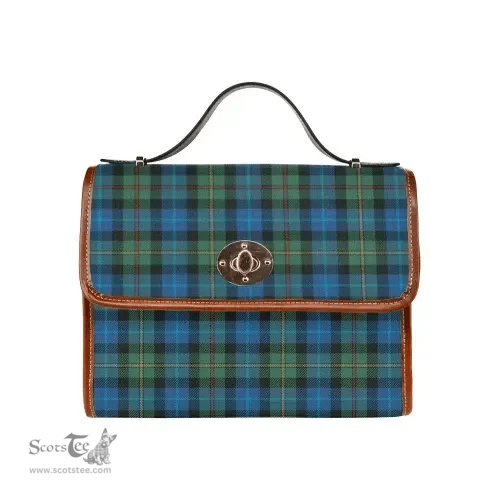 Scottish Canvas Bag Smith Ancient Clan Tartan Waterproof Canvas Bag - Classic Scottish Plaid Tartan Plaid