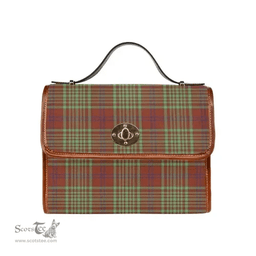 Scottish Canvas Bag MacGillivray Hunting Ancient Clan Tartan Waterproof Canvas Bag - Classic Scottish Plaid Tartan Plaid