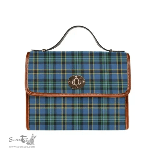 Scottish Canvas Bag Weir Ancient Clan Tartan Waterproof Canvas Bag - Classic Scottish Plaid Tartan Plaid