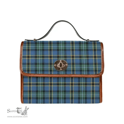 Scottish Canvas Bag Weir Ancient Clan Tartan Waterproof Canvas Bag - Classic Scottish Plaid Tartan Plaid